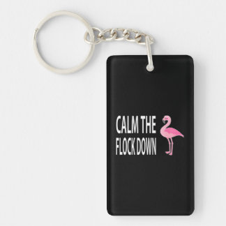 Flamingo-Lugnen Flock Down Funny Rosa Bird