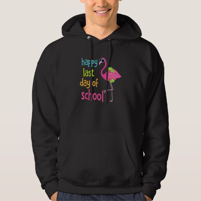 Flamingo Lycklig i skolan 2022 för pojkar G Hoodie (Framsida)