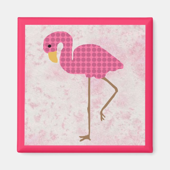 Flamingo magnet (Framsidan)