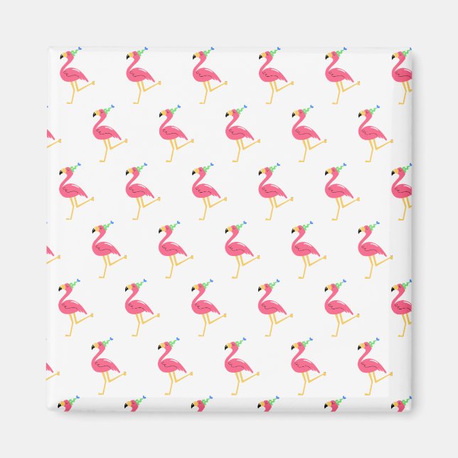 Flamingo Magnets Magnet (Framsidan)