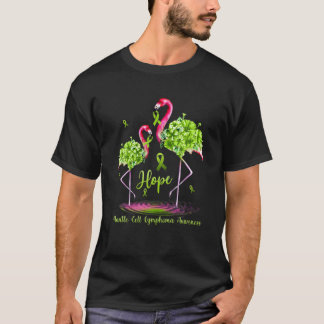 Flamingo Mantle Cell Lymphoma Awareness T Shirt