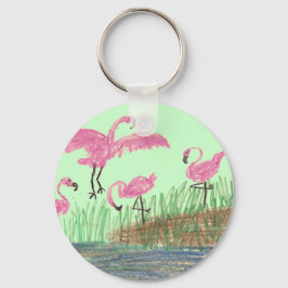 Flamingo Mash Nyckelring
