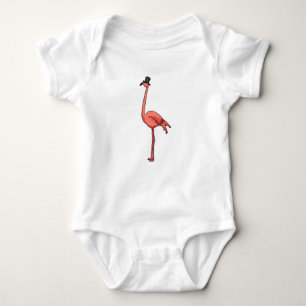 Flamingo med Hat T Shirt