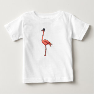 Flamingo med Hat T Shirt