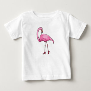 Flamingo med Högklackar T Shirt