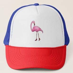 Flamingo med klackskor keps