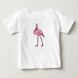 Flamingo med Krona T Shirt
