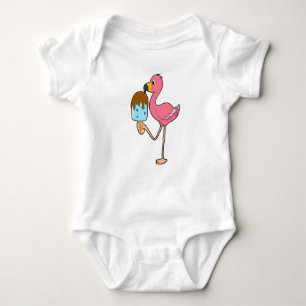 Flamingo med Popsicle T Shirt