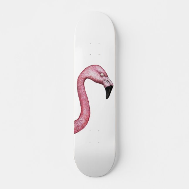 Flamingo Mini Skateboard Bräda 18,5 Cm (Framsida)