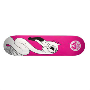 Flamingo Mini Skateboard Bräda 18,7 Cm