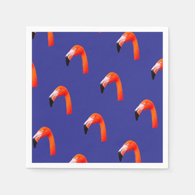 Flamingo-mönster  pappersservett (Framsidan)
