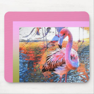 Flamingo Mouse Pad-Rosa Musmatta