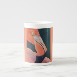 Flamingo-mugg Benporslin Mugg