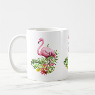 Flamingo Mugg, Flamingo Kaffe Mugg, Rosa Flamingo Kaffemugg