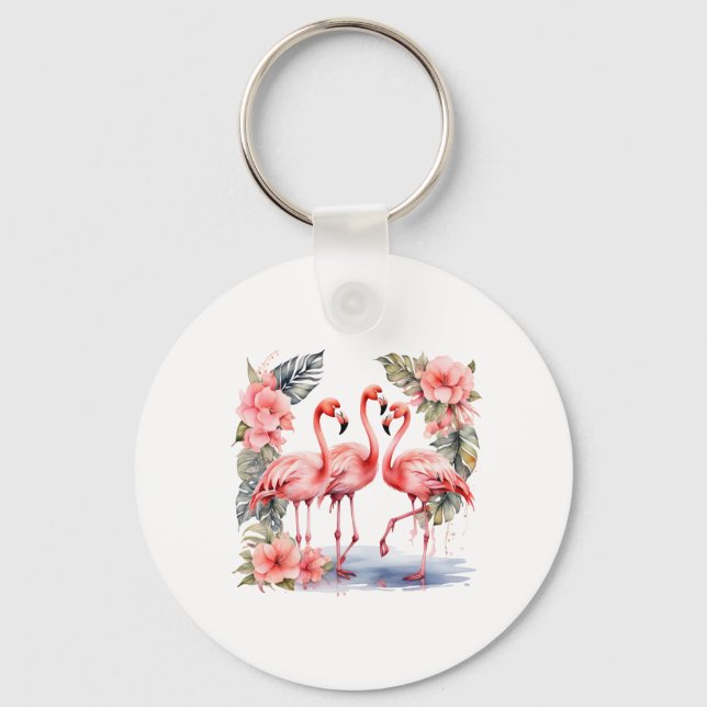 Flamingo Nyckelring (Framsida)
