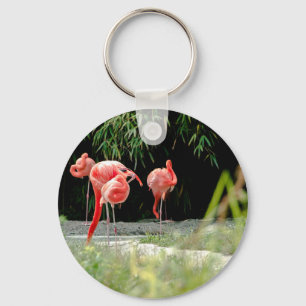 flamingo nyckelring
