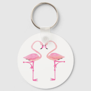 Flamingo-nyckelring Nyckelring