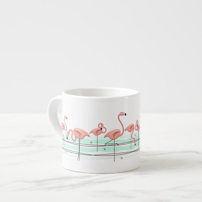 Flamingo Ocean Line espresso mugg Espressomugg (Framsida vänster)