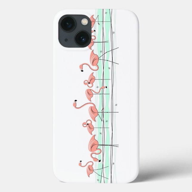 Flamingo Ocean Line iPad-fodral (Baksida)