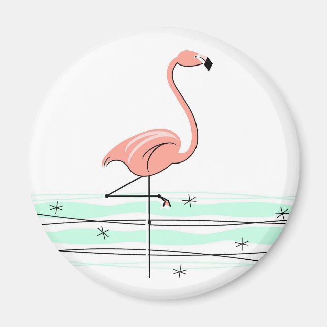 Flamingo Ocean magnet (Framsidan)