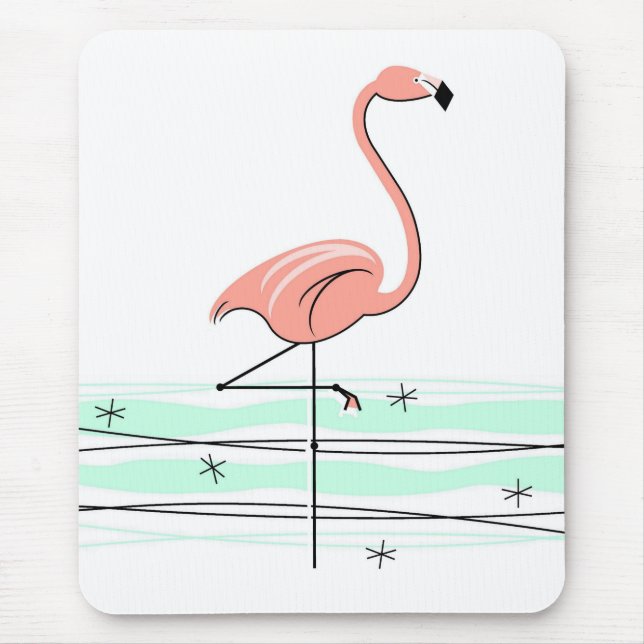 Flamingo Ocean mousepad Musmatta (Framsidan)