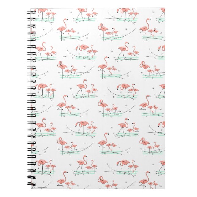 Flamingo Ocean Multi notebook Anteckningsbok Med Spiral (Framsidan)