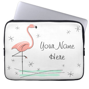 Flamingo Ocean Namn laptop sleeve