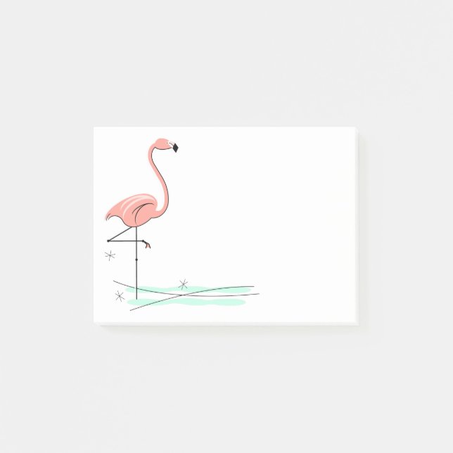 Flamingo Ocean Post-it Block (Framsida)