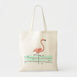 Flamingo Ocean tote bag Tygkasse