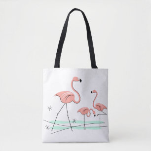 Flamingo Ocean Trio 2-korallcheck tillbaka Tygkasse