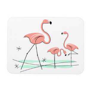 Flamingo Ocean Trio 2-magnet, flexibel Magnet