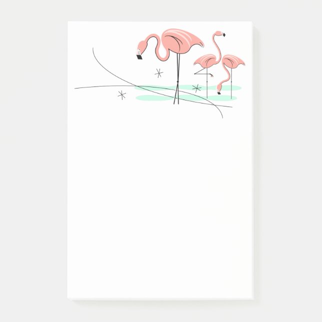 Flamingo Ocean Trio 3 Post-it Block (Framsida)