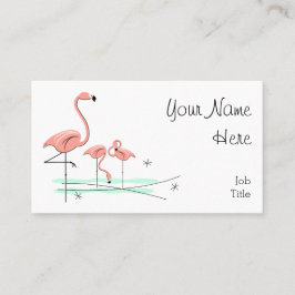 Flamingo Ocean Trio 4-affärskort Visitkort
