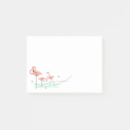 Flamingo Ocean Trio Post-it Block