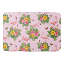 Flamingo och Butterflies 1 Badrumsmatta