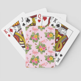 Flamingo och fjärilar 1 casinokort