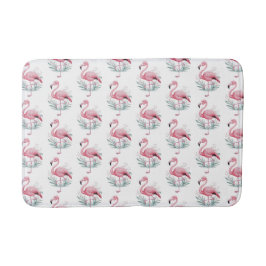 Flamingo och Flowers Badrumsmatta
