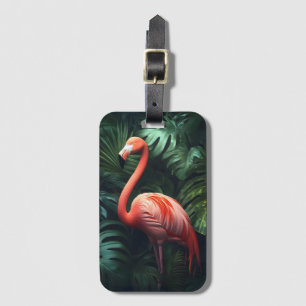 Flamingo och Jungle Lövs Bagagebricka