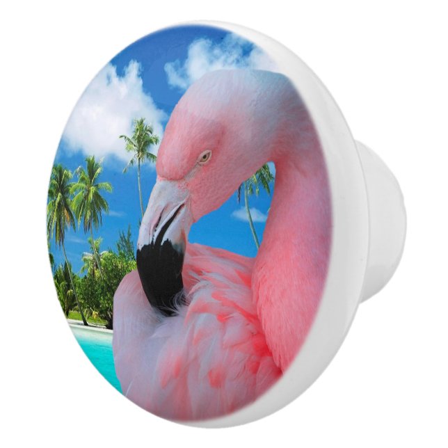 Flamingo och strand knopp (Höger)