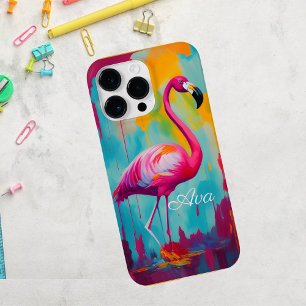 Flamingo Oljemålning Artwork Personlig