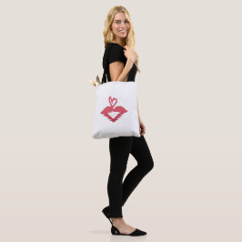 Flamingo-omfamning Tygkasse