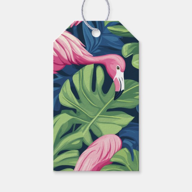 Flamingo Önskemål Gift Card Presentetikett (Framsidan)