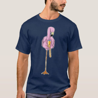 Flamingo Orange juice T Shirt