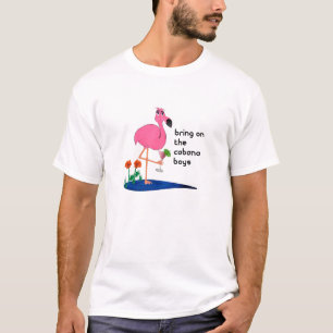Flamingo på semesterT-tröja Tröja