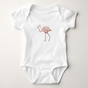 Flamingo Painting Rosa T-shirt