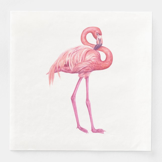 Flamingo Pappersservett (Framsida)