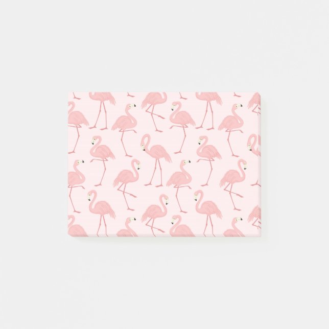Flamingo Parad, Rosa Flamingo Post-it Block (Framsida)