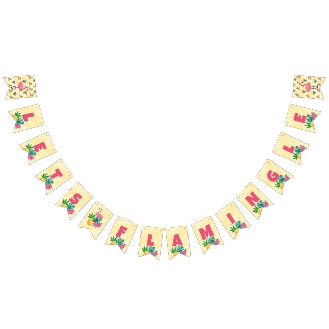 Flamingo Party - Låt oss Flagga för lamingelbuntni (Alla)