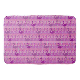 Flamingo Pattern Bath Mat (Rosa) Badrumsmatta