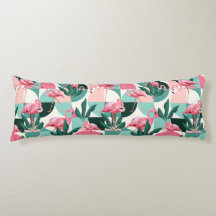 Flamingo Pattern Body Pillow